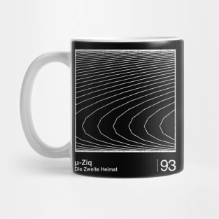 µ-Ziq / Minimalist Graphic Artwork Fan Design Mug